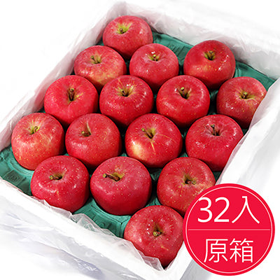 【鮮果日誌】日本空運套袋富士蘋果(32入原箱)