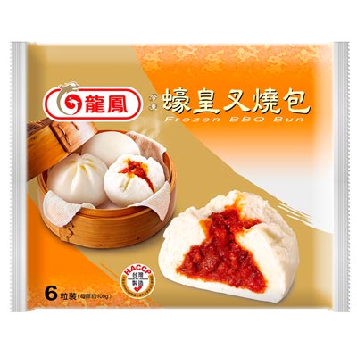 龍鳳冷凍蠔皇叉燒包(6入-600g/包)