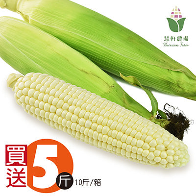 【慧軒農場】買5斤送5斤，頂級水果玉米