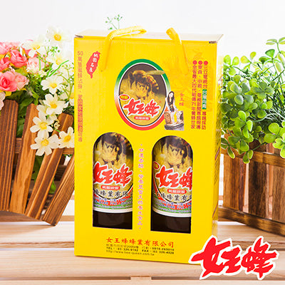 【女王蜂】台灣特選純龍眼蜂蜜提盒(800g*2罐/盒)