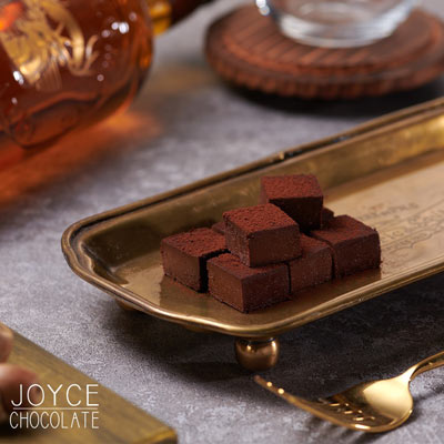 JOYCE巧克力工房 泥媒威士忌生巧克力禮盒(25顆入)